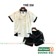 Quần Áo Bóng Đá Trẻ Em Thiết Kế Mikal Ravid Kem Thun Mè Thoáng Khí Đồ Đá Banh Cho Bé