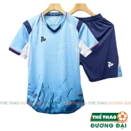 Quần Áo Thể Thao Đồ Đá Banh Thiết Kế JP JSX Xanh Biển Thun Mè Cao Cấp Thoáng Khí Thể Thao Đương Đại