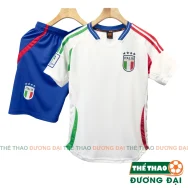 Quần Áo Bóng Đá, Đồ Đá Banh ĐT Ý Trắng 2024 Thun Mè Cao Cấp Thoáng Khí Thể Thao Đương Đại