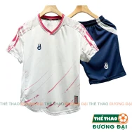 Quần Áo Bóng Đá Đồ Đá Banh Không Logo Klorist Trắng Thun Mè Cao Cấp Thoáng Khí Thể Thao Đương Đại