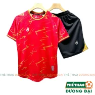 Quần Áo Bóng Đá Đồ Đá Banh Không Logo Legends Đỏ Thun Mè Cao Cấp Thoáng Khí Thể Thao Đương Đại