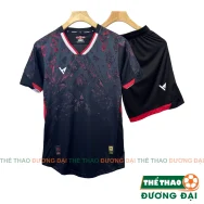 Quần Áo Bóng Đá Thiết Kế VH Sonic Đen Thun Mè Cao Cấp Thoáng Khí Thể Thao Đương Đại