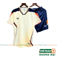 Quần Áo Bóng Đá Thiết Kế CV Valor Kem Thun Mè Airmax Thoáng Khí Thể Thao Đương Đại