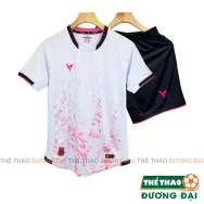 Quần Áo Bóng Đá Thiết Kế VH Hydra Trắng Hồng Thun Mè Cao Cấp Thoáng Khí Thể Thao Đương Đại