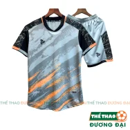 Quần Áo Bóng Đá Thiết Kế JP Thunder Xám Thun Mè Cao Cấp Thoáng Khí Thể Thao Đương Đại