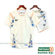 Quần Áo Bóng Đá Thiết Kế CV C550 Kem Thun Mè Cao Cấp Thoáng Khí Thể Thao Đương Đại
