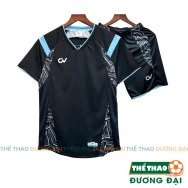 Quần Áo Bóng Đá Thiết Kế CV C550 Đen Thun Mè Cao Cấp Thoáng Khí Thể Thao Đương Đại