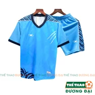 Quần Áo Bóng Đá Thiết Kế HD Thoran Xanh Biển Thun Mè Cao Cấp Thoáng Khí Thể Thao Đương Đại