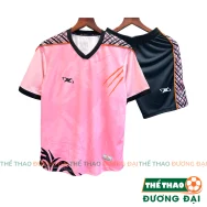 Quần Áo Bóng Đá Thiết Kế HD Thoran Hồng Thun Mè Cao Cấp Thoáng Khí Thể Thao Đương Đại