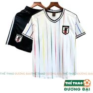 Quần Áo Bóng Đá ĐT Nhật Trắng WC26 Thun Mè S-COMF Thoáng Khí Thể Thao Đương Đại